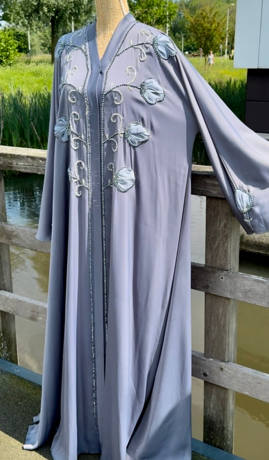 Desert Rosé Abaya Jeans blue